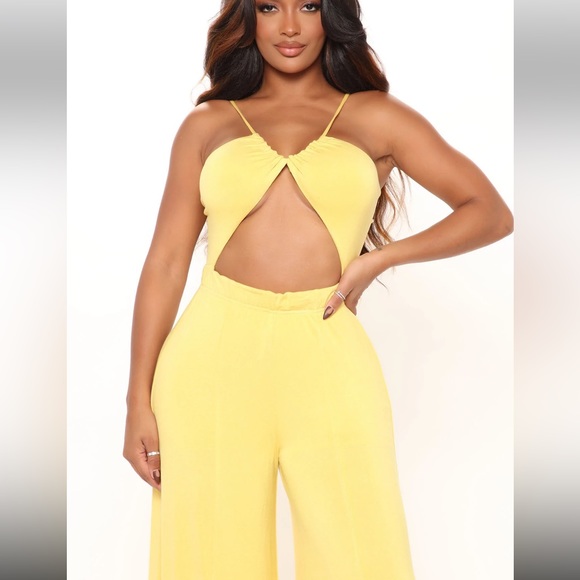 Yellow Jumpsuit - Picture 2 of 6